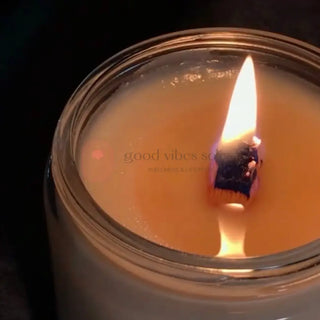 【限時優惠套裝】聖木芯蠟燭🕯️- 長效淨化空間及放鬆舒緩疲勞 | Palo Santo Wick Candle | 以原條聖木為蠟燭芯製作 | 全人手香港製造 - Good Vibes Select