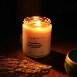 【安神平靜｜吸引財運】【優惠套裝】澳洲檀木聖木芯蠟燭 - Good Vibes Select